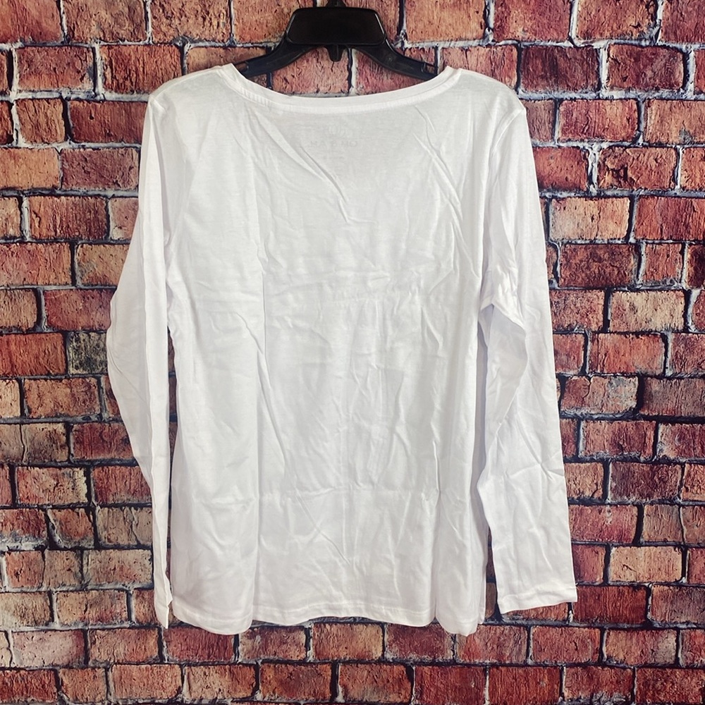 Om & Ah London "Perfectly Imperfect" Long Sleeve Tee - Picture 2 of 4